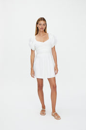 HATTIE MINI DRESS WHITE