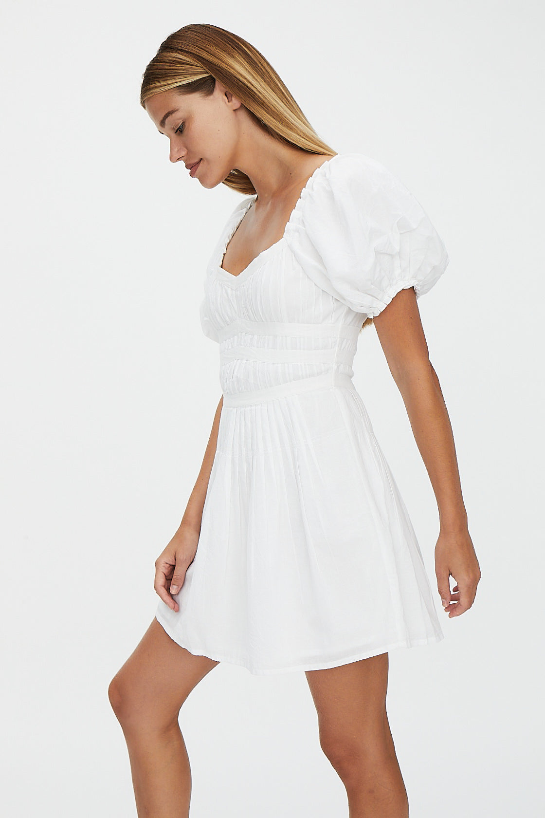 HATTIE MINI DRESS WHITE