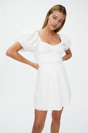 HATTIE MINI DRESS WHITE