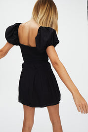 HATTIE MINI DRESS BLACK