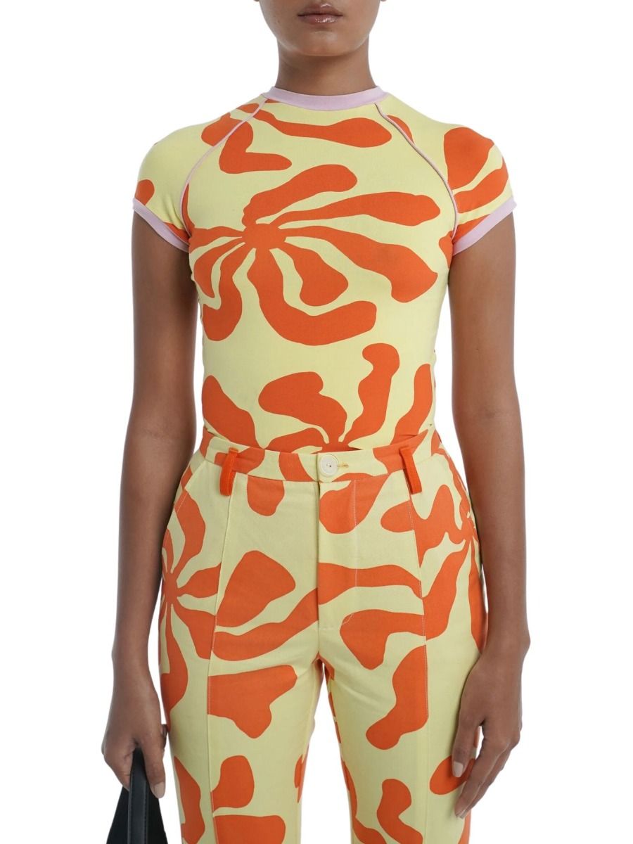 Raglan Tee in Tequila Sunrise