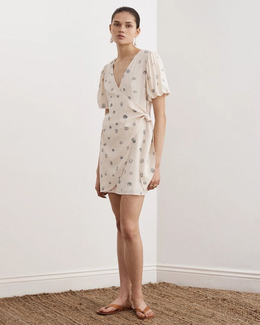 The Violeta Dress Coin Print