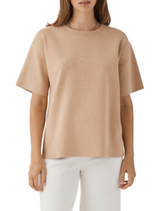 Harper Organic Knit Tshirt - Honey