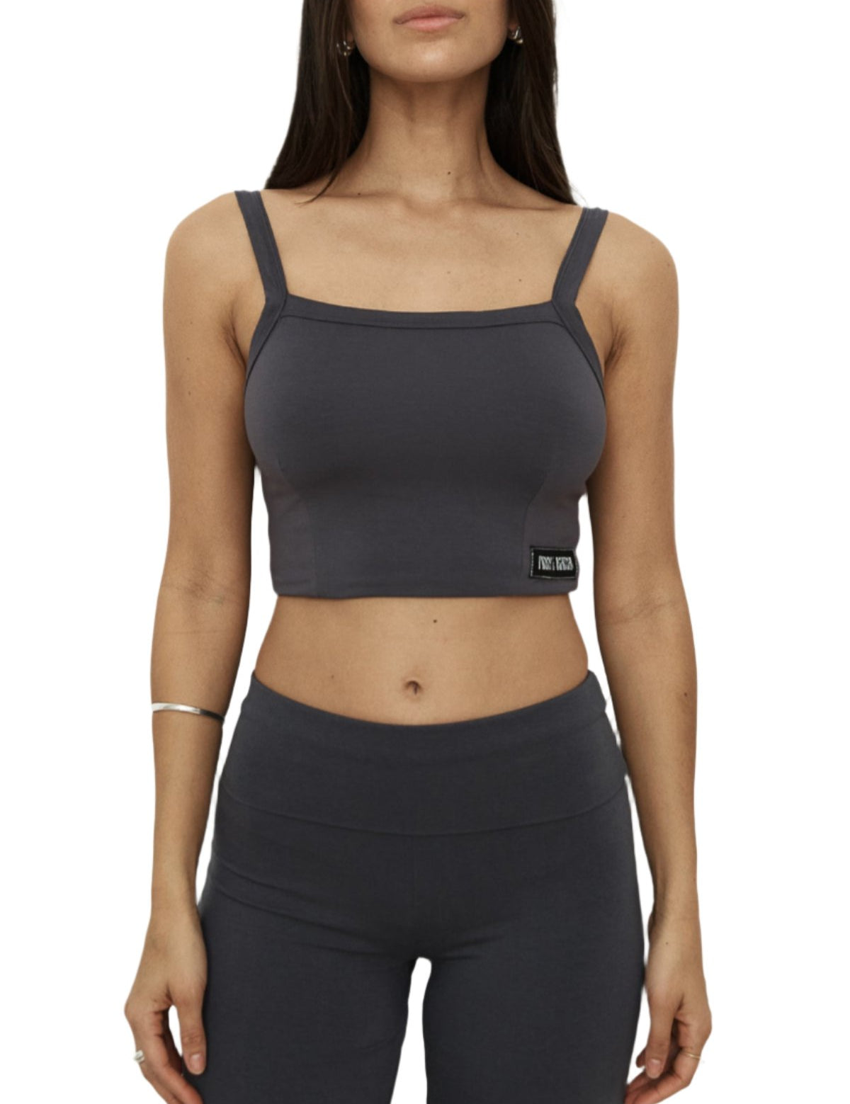 Yoga Tops - Joy Crop - Slate