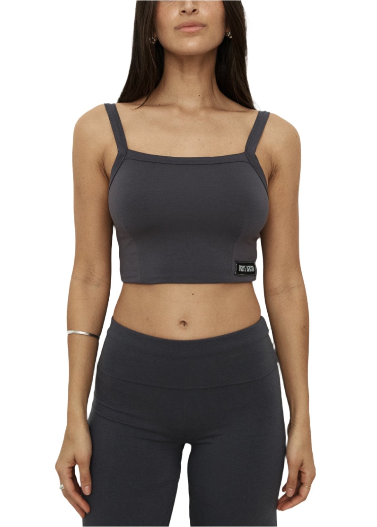 Yoga Tops - Joy Crop - Slate