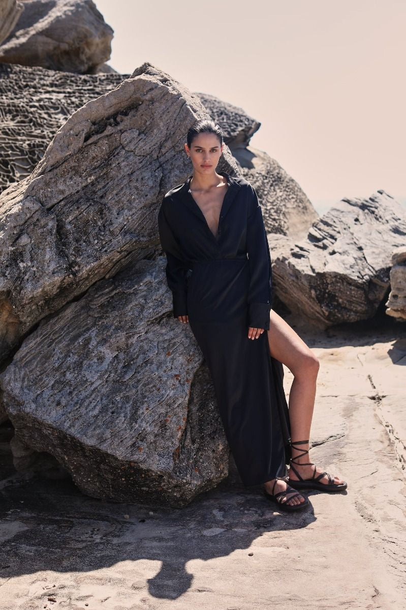 The Wrap Skirt | Noir
