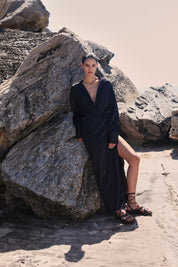 The Wrap Skirt | Noir