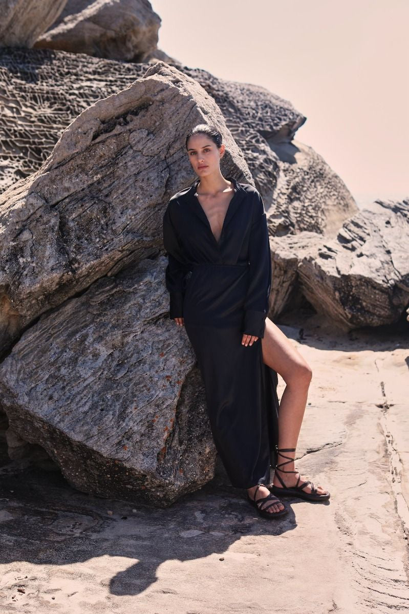 The Wrap Skirt | Noir