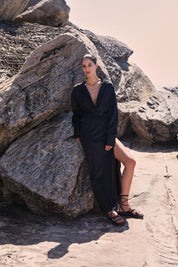 The Wrap Skirt | Noir