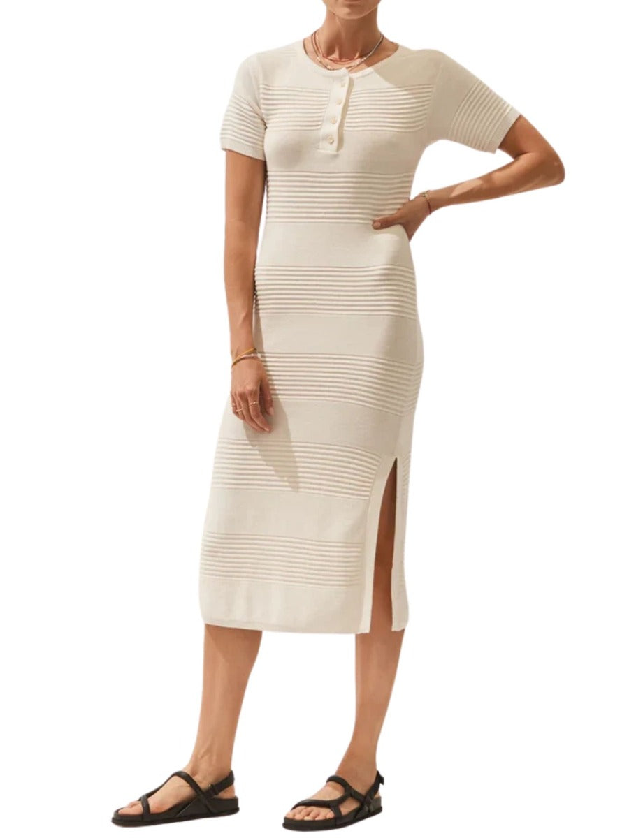 The Isabella Dress Off White