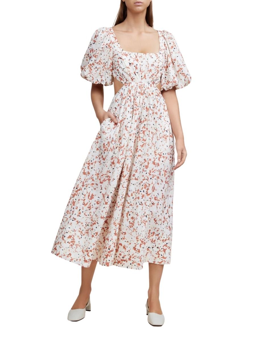 Roseville Dress Terazzo Print