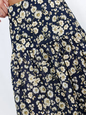 Philippa Skirt Midnight Daisy