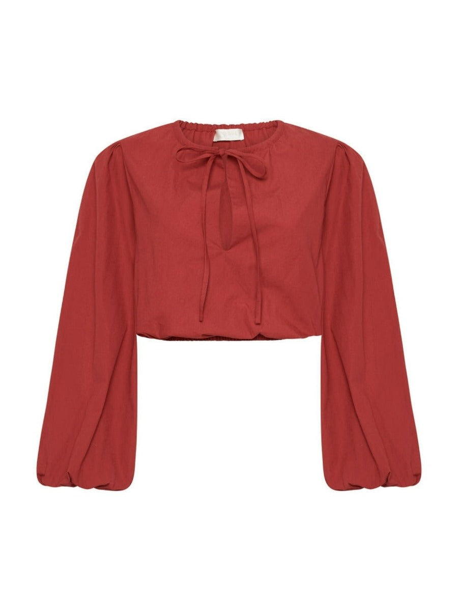 Fleur Balloon Sleeve Top Taffy