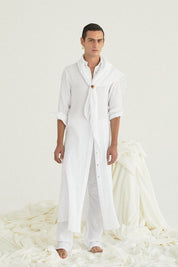 Long Shirt Dress White