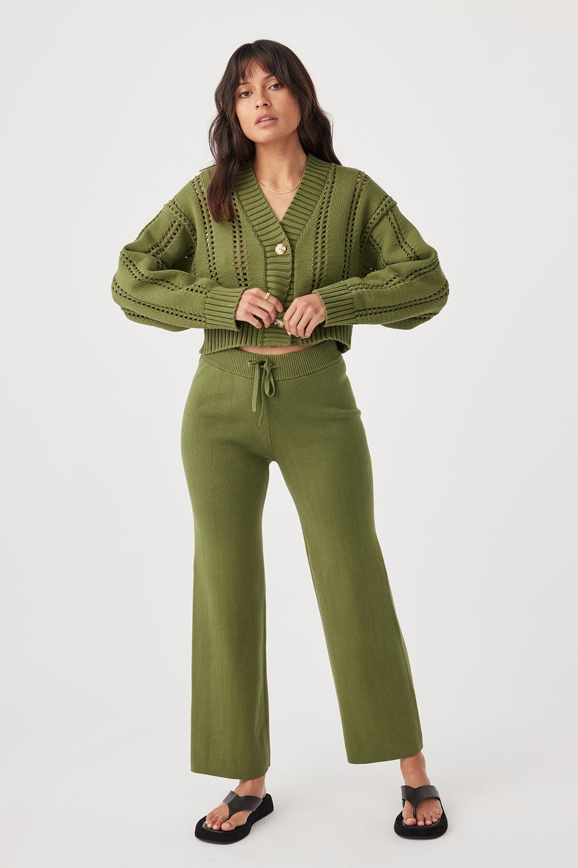 Noa Organic Cotton Pant - Caper