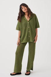 Ezra Organic Cotton Shirt - Caper