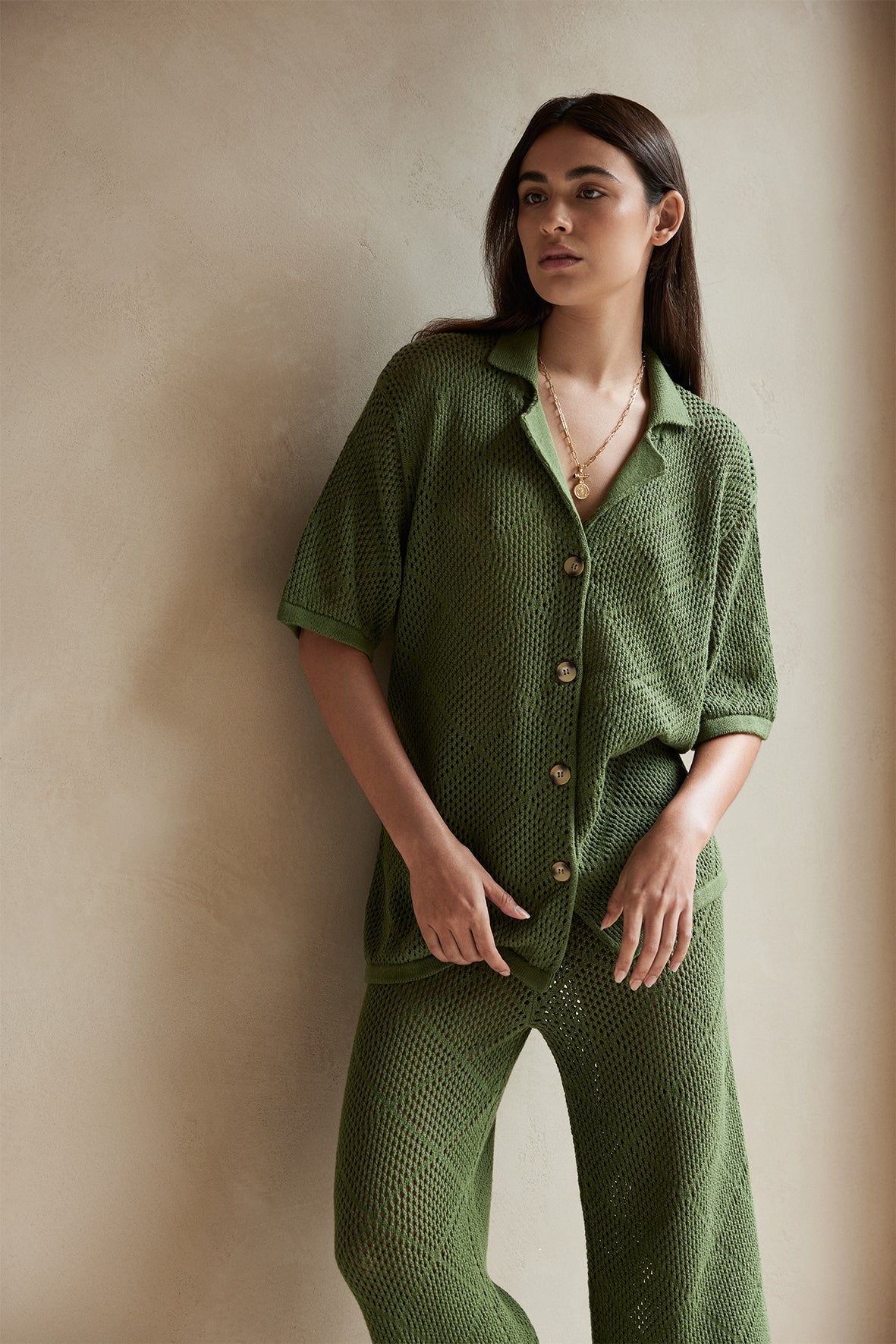 Ezra Organic Cotton Shirt - Caper