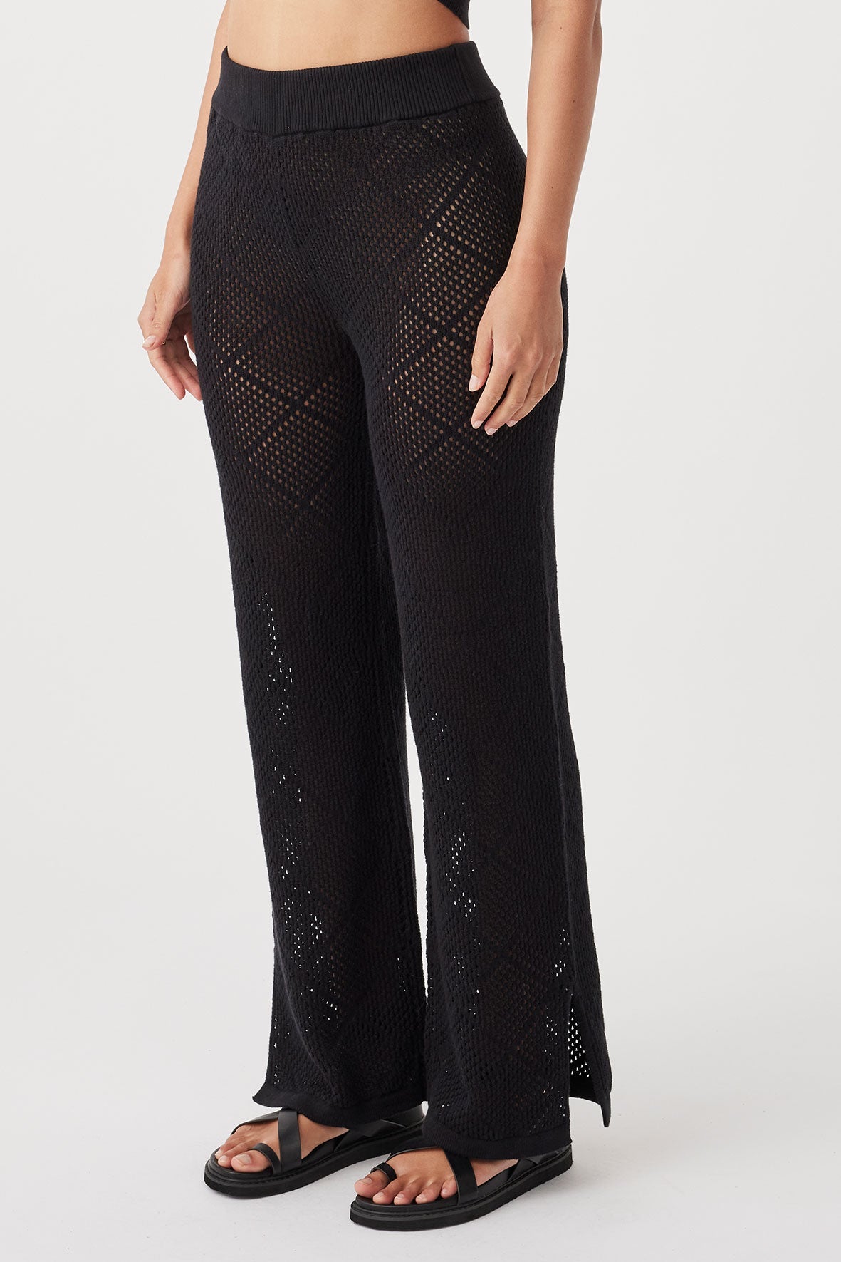 Ezra Organic Cotton Pant - Black