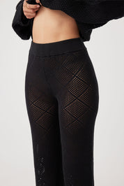 Ezra Organic Cotton Pant - Black
