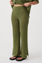 Ezra Organic Cotton Pant - Caper