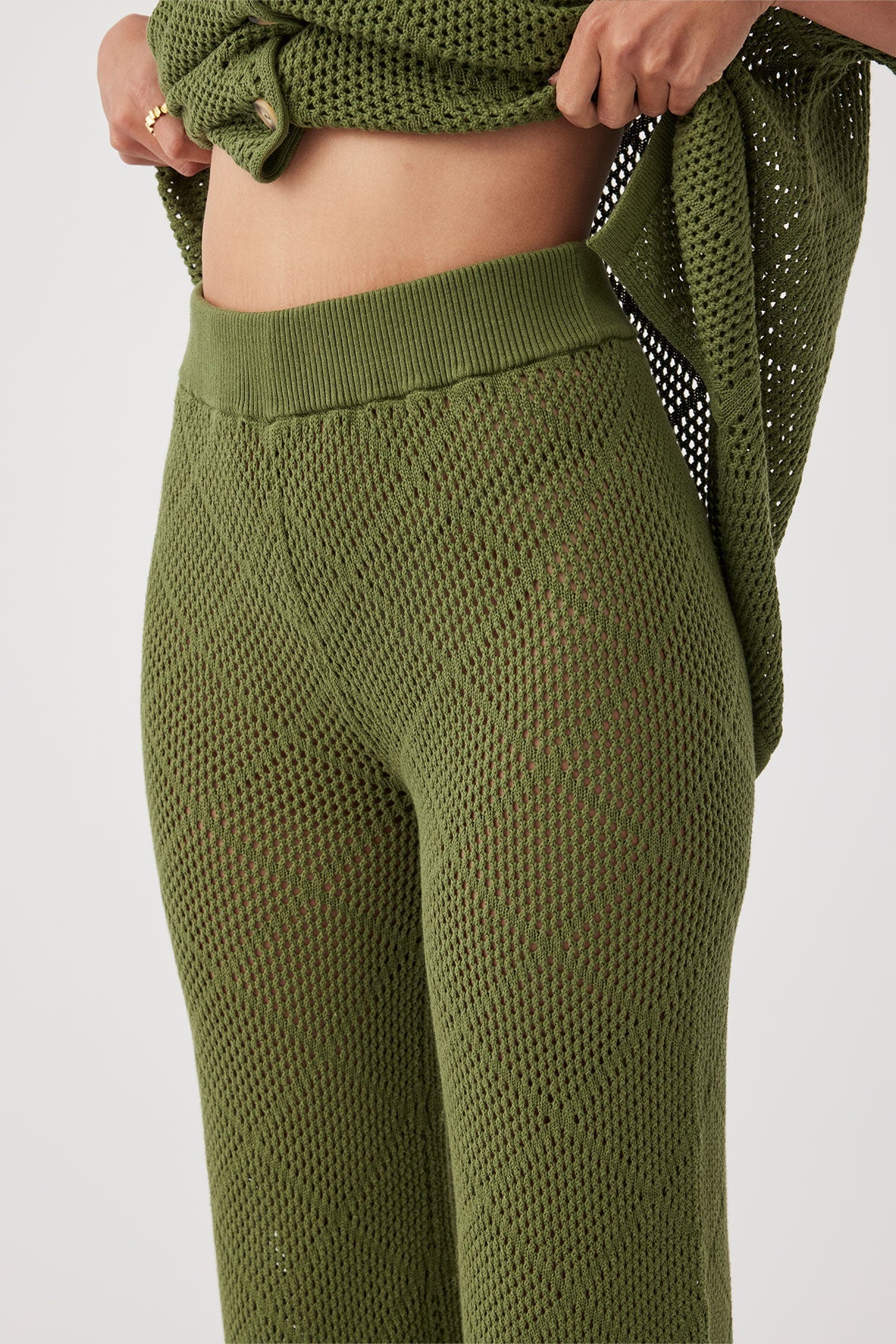 Ezra Organic Cotton Pant - Caper