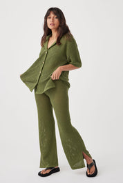 Ezra Organic Cotton Pant - Caper