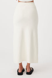 Harla Organic A-Line Skirt - Cream