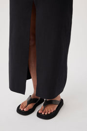 Harla Organic A-Line Skirt - Black