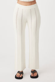 Eva Organic Cotton Pant - Cream