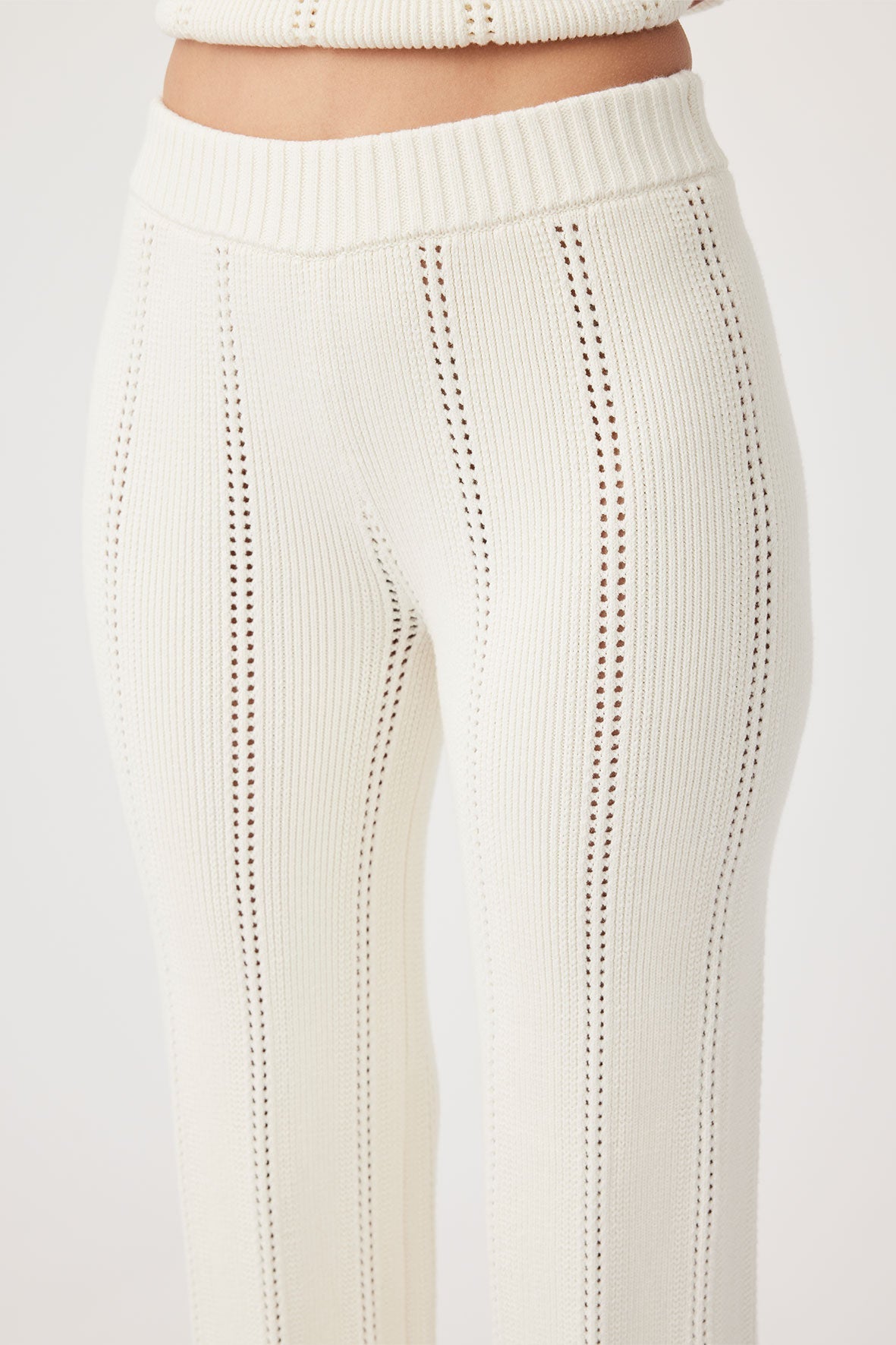 Eva Organic Cotton Pant - Cream