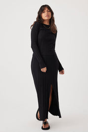 Odessa Long Sleeve Top - Black