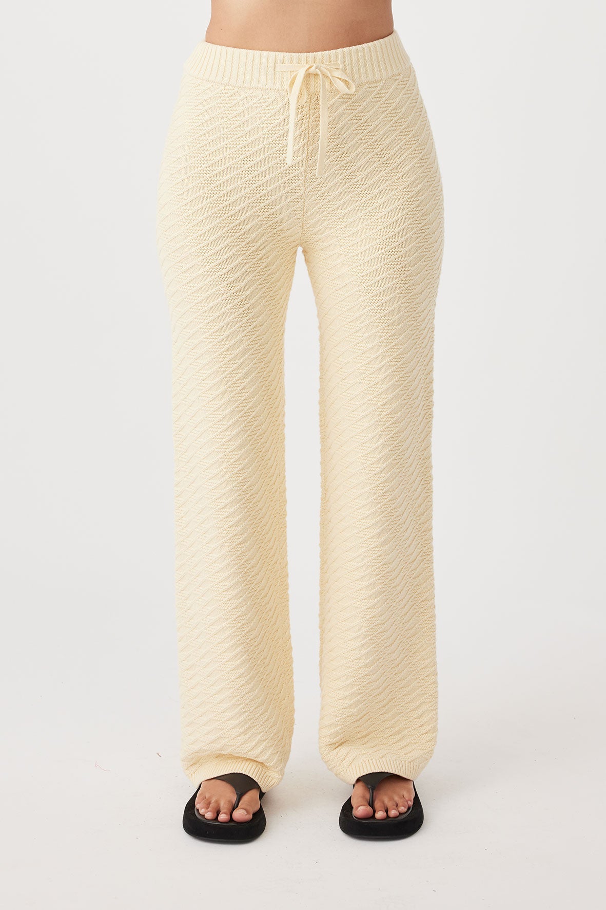 Vivi Knit Pant - Butter