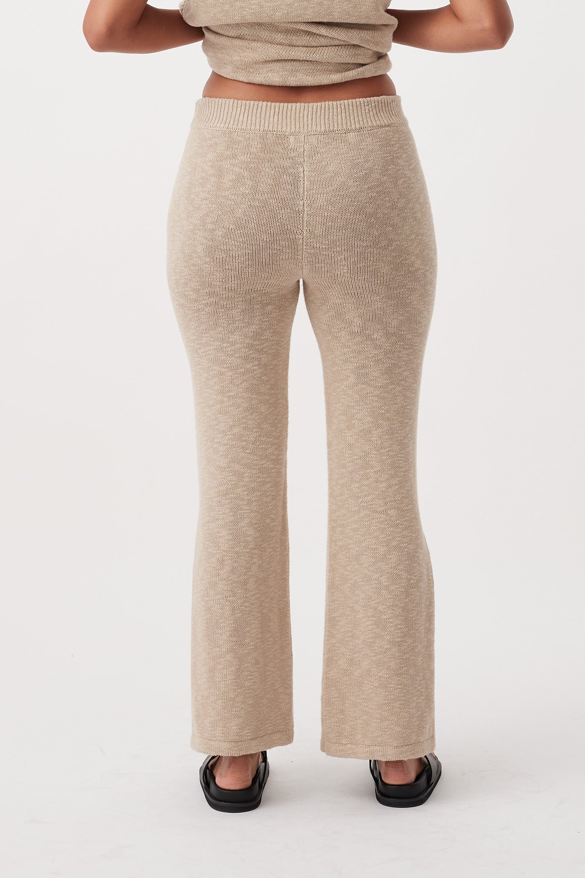 Emma Organic Cotton Pant - Taupe