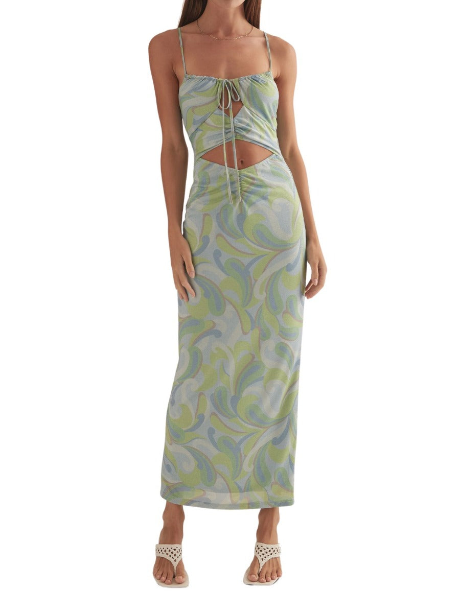 Mona-Lisa Dress Blue Swirl