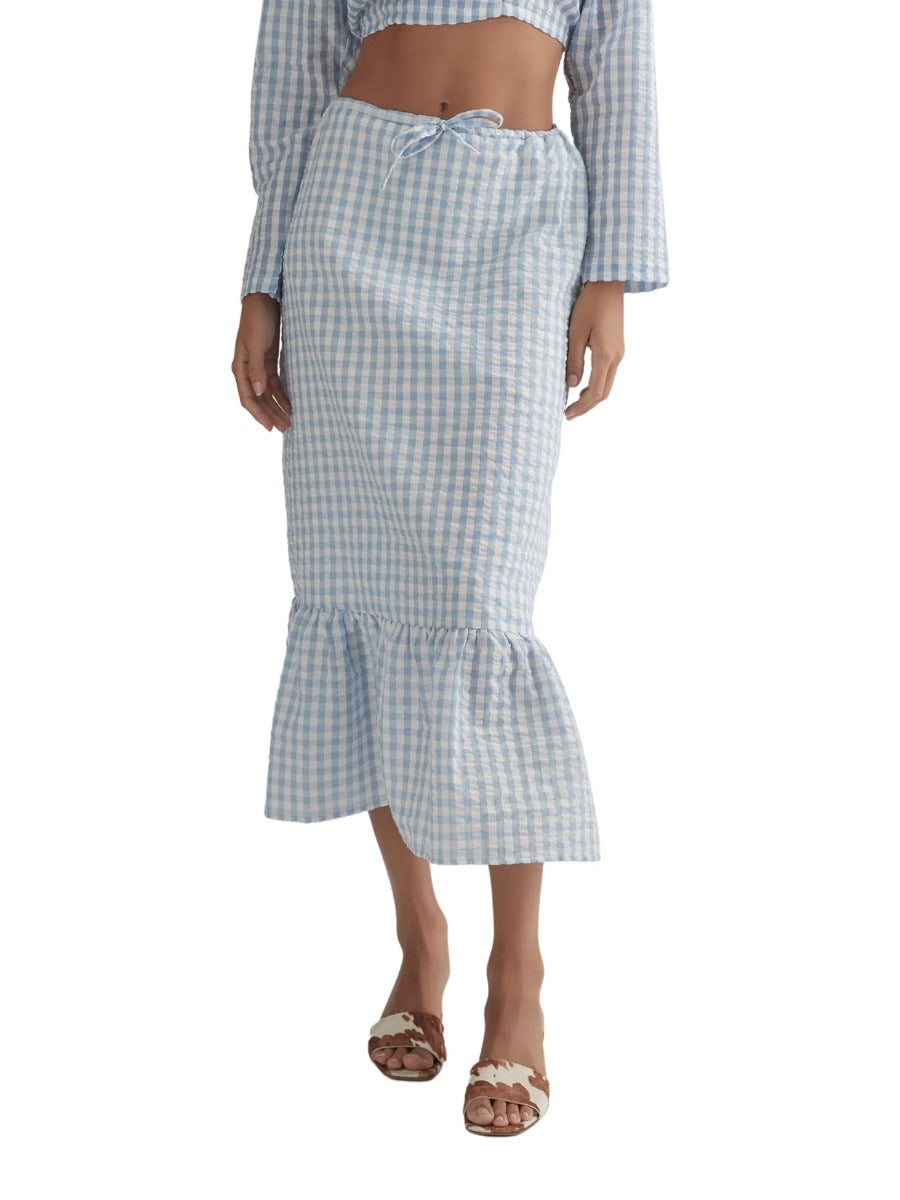 Philly Skirt Blue Gingham