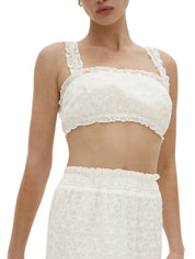 Becky Top White Daisy