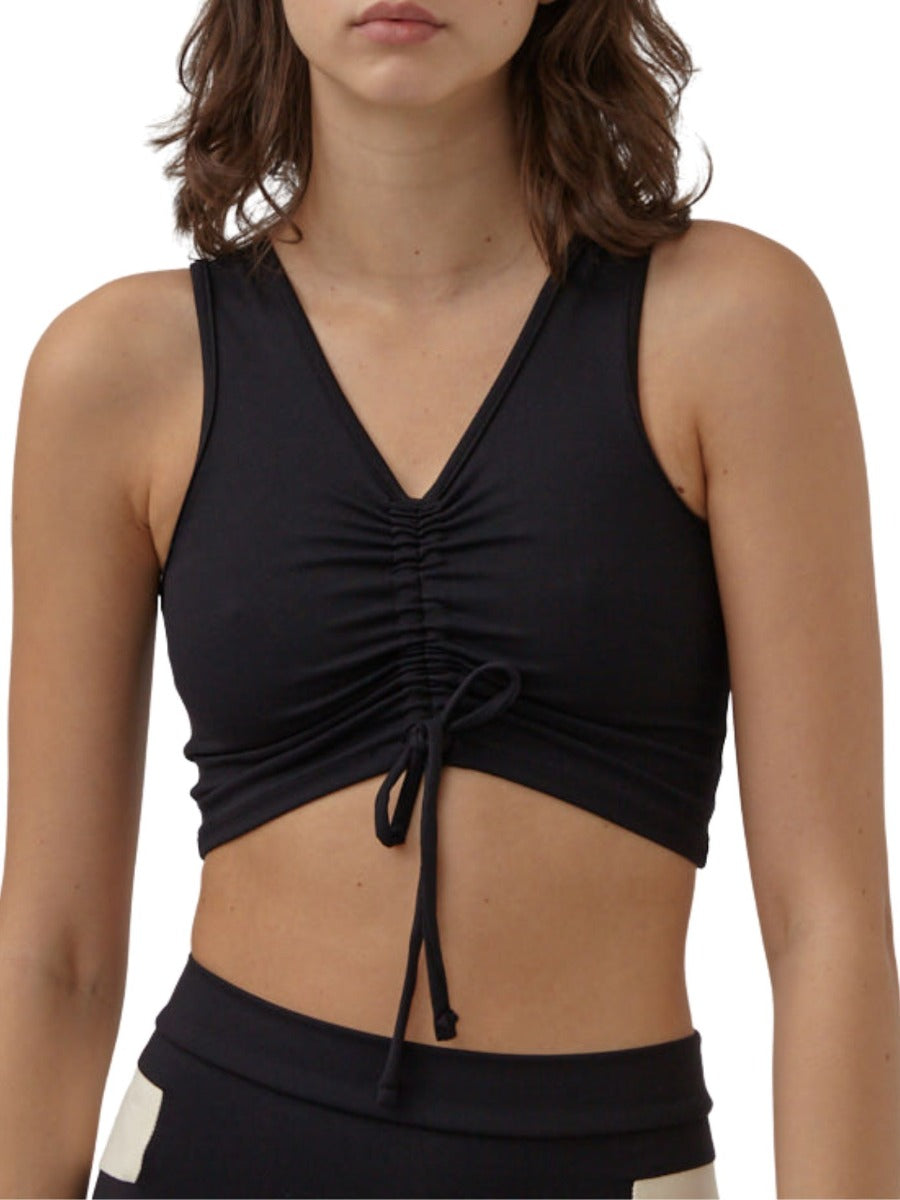 Reverie Ruched Crop Tank