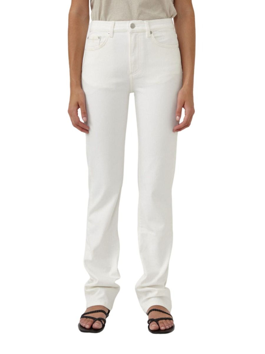 Autobahn Mid-Rise Straight Jean - Natural White