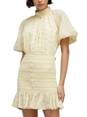 Sophie Mini Dress Sunflower Check