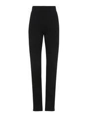 The Anais Rib Knit Pants Black