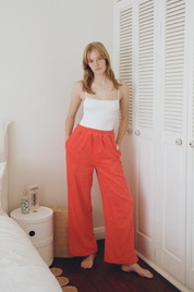 Capri Pant - Rosso