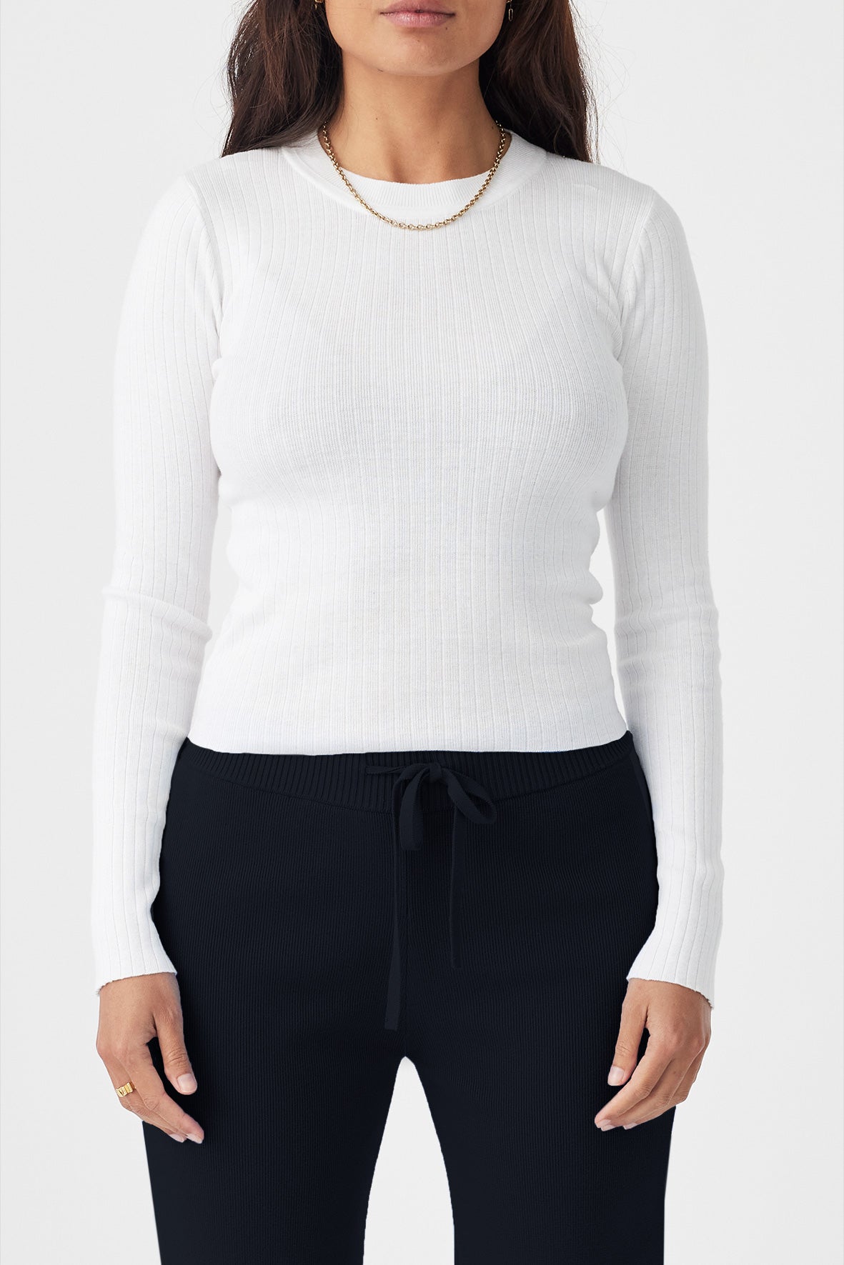 Romi Long Sleeve Top - Cloud