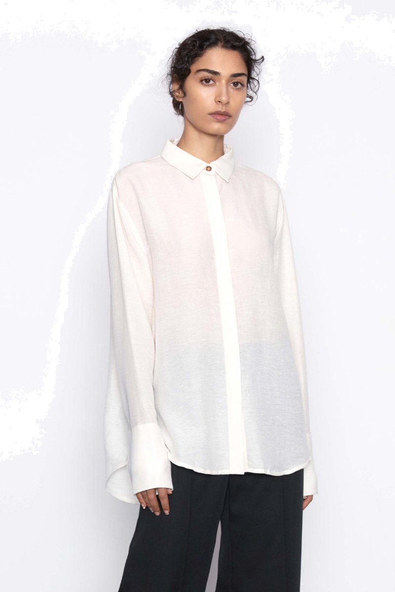 Oriol Oversized Shirt - Ivory