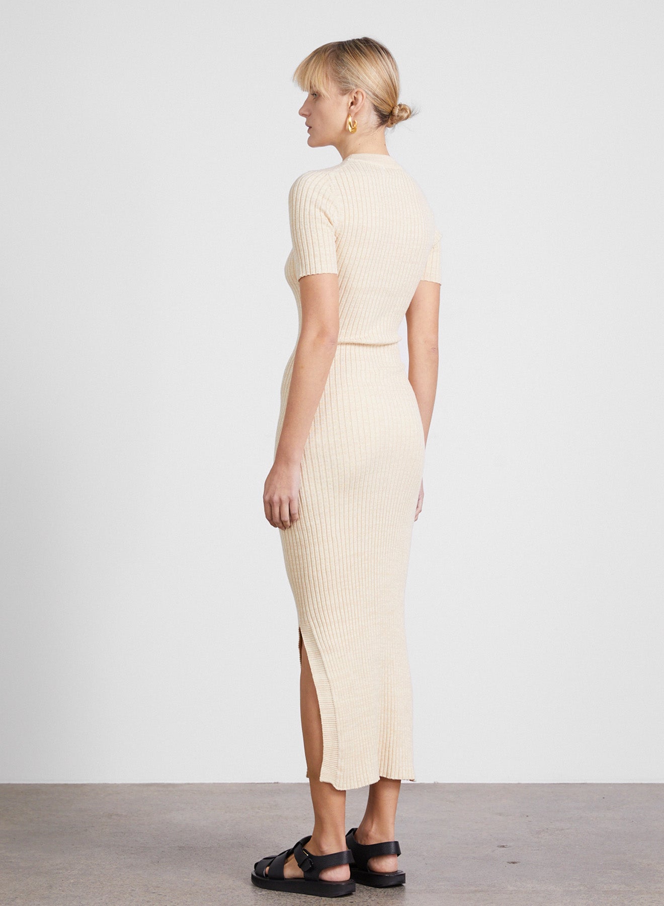 MELINA DRESS - WHEAT