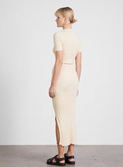 MELINA DRESS - WHEAT