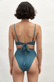 Plunge Underwire Top | Midnight Blue