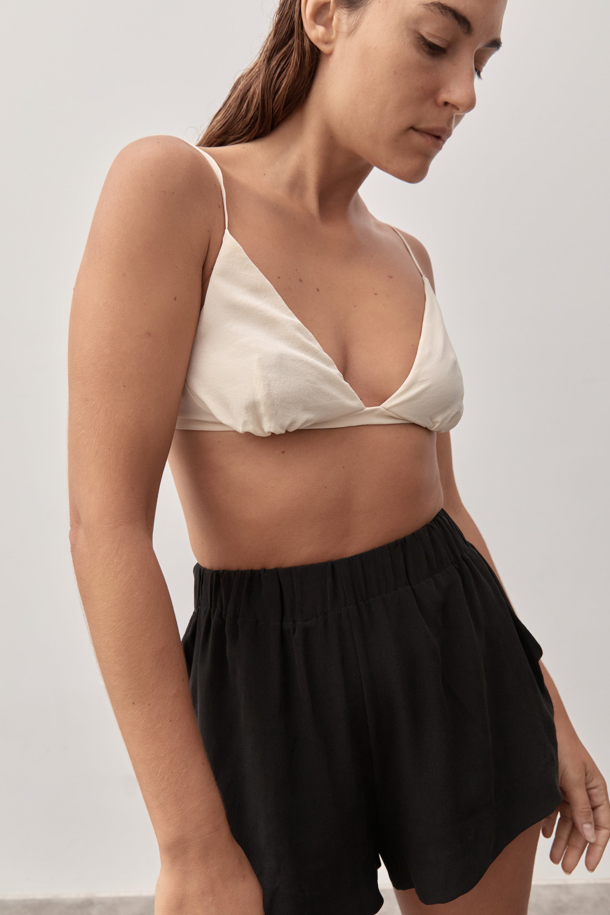 Jacques Silk Bra | Ecru