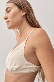 Jacques Silk Bra | Ecru