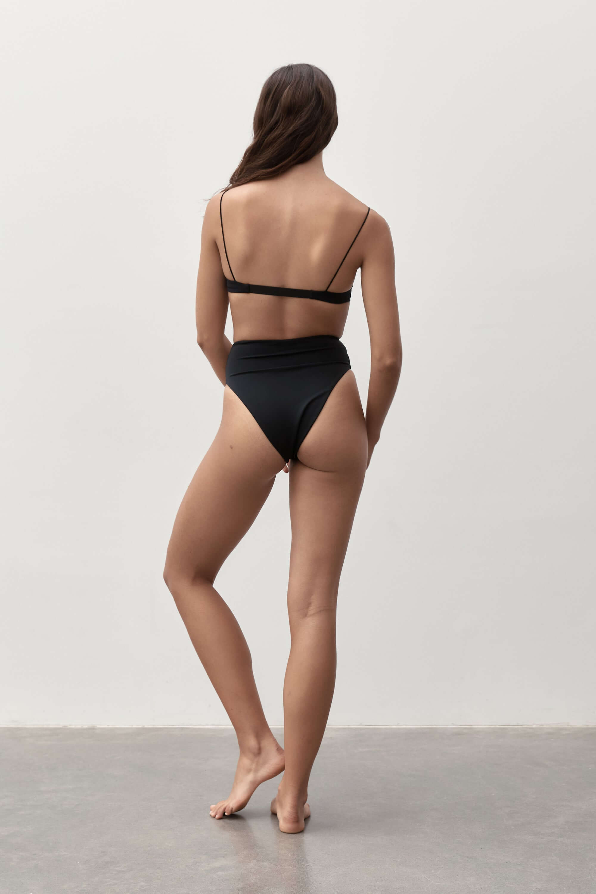 90'S High Waist Bottom | Black