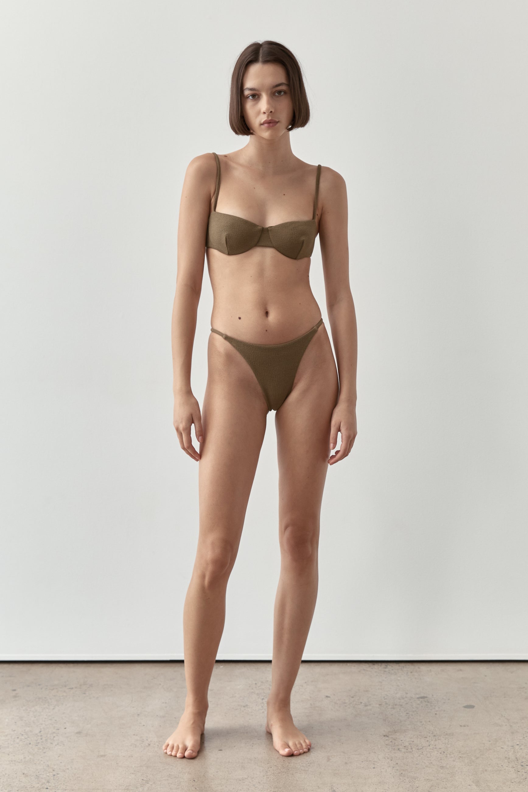 Rio Bottom Bouclê | Olive